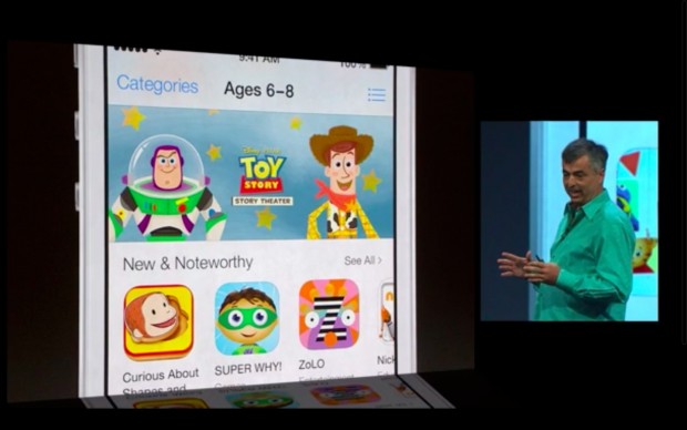 Kategorien f&uuml;r Altersgruppen (Bild: Apple/Screenshot: Golem.de)